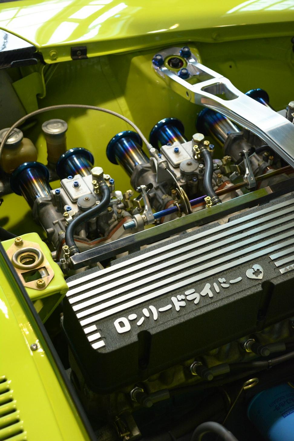 Diesel engine repair in progress